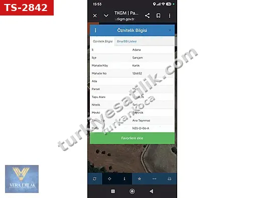 KARLIK'da TEK TAPU 12610 m2 BAĞ ARAZİSİ YATIRIMLIK TARLA!